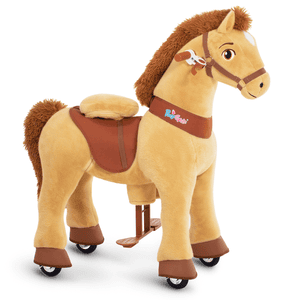 PonyCycle Caballo de juguete con ruedas Light brown grande Haz tu pedido online