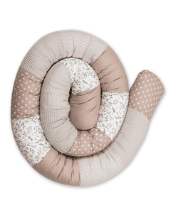 Tour de lit traversin enfant fleur de sable 300 cm