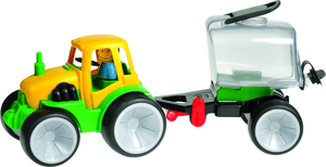 Figurine tracteur remorque-citerne