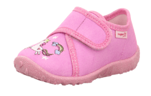 Spotty eenhoorn pantoffel roze (medium)