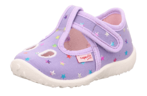 Fioletowy pantofel w cętki (średni)