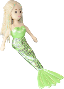 Muñeca sirena verde