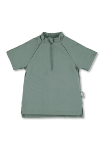 Kurzarm-Schwimmshirt mattgrün