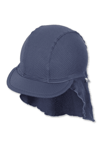 Cappello a punta con struttura di protezione del collo blu