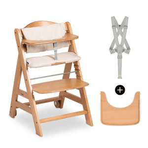 Chaise haute enfant évolutive Beta Plus bois naturel