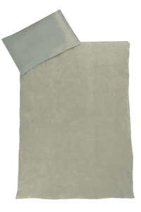 Be Be 's Collection Nicki-Cord Bettwäsche grün 100 x 135 cm