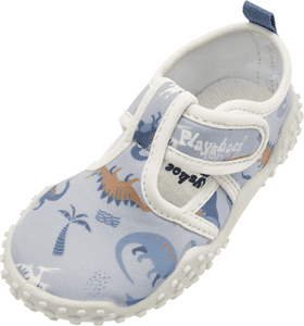 Aqua-Schuh Dino allover blau