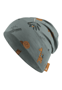 Bonnet Slouch animaux vert mat