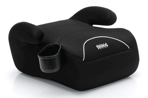 Rehausseur auto enfant i-Size fixe-sangle sans Isofix noir