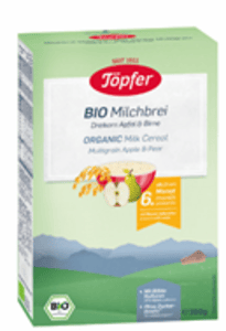 Milchbrei Bio Dreikorn Apfel & Birne 200g ab dem 6. Monat