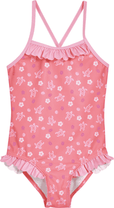 Traje de baño con protección UV Hawaii coral