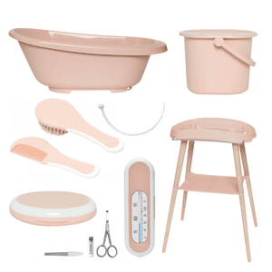 bébé-jou® Set de bain enfant Sense Pale Pink 7 pièces