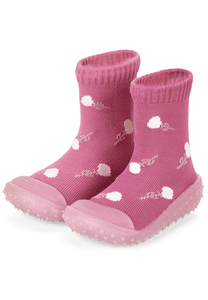 Adventure -chaussettes fleurs pourpre