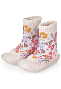 Adventure -Socks blossoms ecru