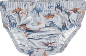 Couche-culotte Dino allover bleu