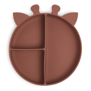 Assiette en silicone Orla - Mahogany