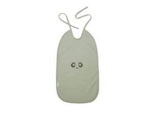 Slabbetje lang Alberte - Light Green Panda