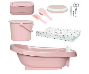 bébé-jou® Set de bain thermique de Luxe Fabulous Pale Pink