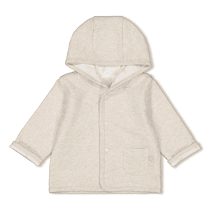 Chaqueta reversible Little Duck Off white melange