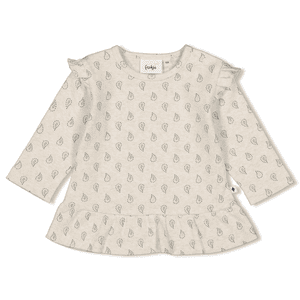 Langarmshirt Pretty Paisley Offwhite melange