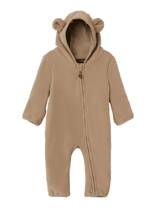 Fleece-Overall Nbnmeeko Savannah Tan