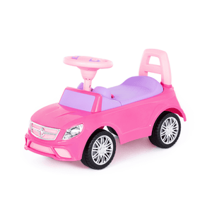 SuperCar glijbaan met geluid, roze