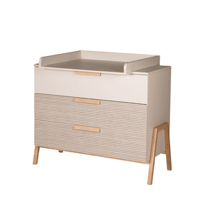 Commode à langer Happy bois Carat beige/Connery naturel