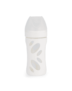 Glasflasche Anti-Colic ab 2+ Monate 260 ml, Weiss