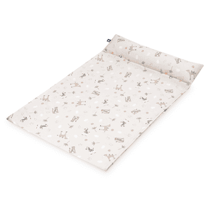 Jersey-trekk Loop Comfy til stelleunderlag Softy Savannah beige 85 x 75 cm