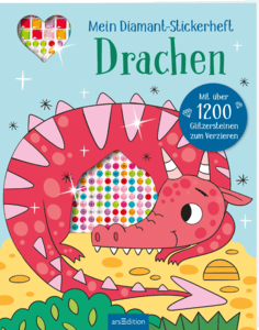 arsEdition Mein Diamant-Stickerheft – Drachen