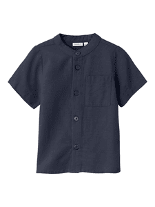 Hemd Nmmastripes Dark Blue Denim