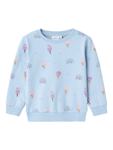 Sweatshirt Nmffransia Chambray Blue