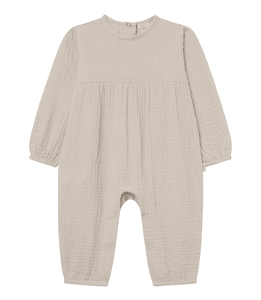 Musselin Overall solmig beige