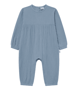 Muslin overall solmig blå