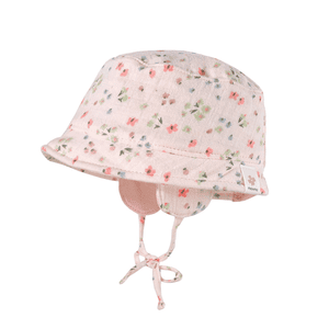 Petit chapeau fleur rose pâle