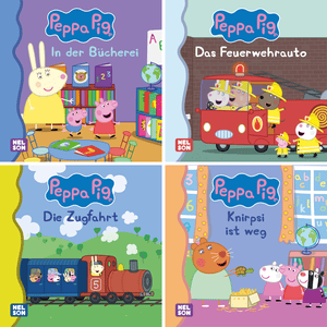 4er-Set Maxi-Mini 42: Peppa Pig: Im Mitnahme-Format ab 3 Jahren (Nelson Maxi-Mini)