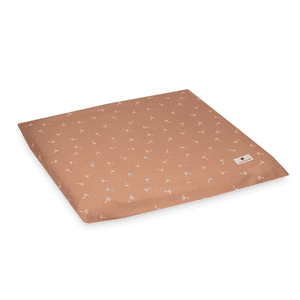 Housse pour matelas à langer Organic Flowery 85x75 cm