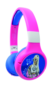 Barbie 2in1 Bluetooth-kabel, foldbare hovedtelefoner med sikker lydstyrke