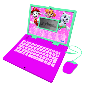 Leerlaptop Paw Patrol Girl met muis - 124 activiteiten (Duits / Engels)