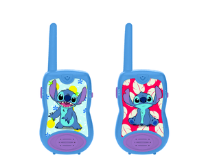 Stitch 2 walkie-talkies med rekkevidde på 120 meter og belteklips