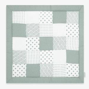 Patchwork Essential emma & noah kruipdeken Mint 120 x 120 cm