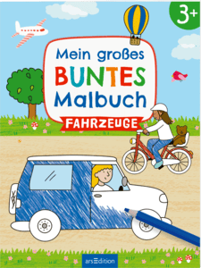 arsEdition Mein großes buntes Malbuch – Fahrzeuge