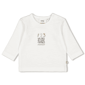 Langarmshirt Cool Family Offwhite