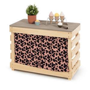 Little ® moddertafel Leo, natuurlijk poederroze