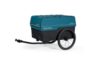 Przyczepka rowerowa Qubee XL Limited Edition Petrol, pojemność 220 L