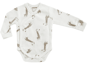 Body de manga larga BABY ON TOUR off white allover