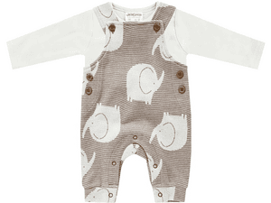 Laufhosen-Set BABY ON TOUR ringel/mokka