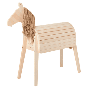 Caballo de madera exterior hoppgalopp nature