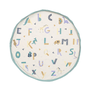 play&go Spielmatte 2-in-1 Animal alphabet ⌀ 140 cm