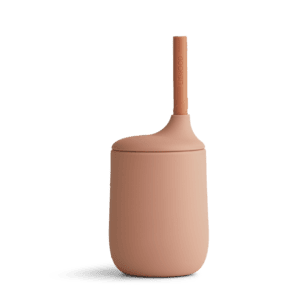 Ellis drikkedunk mørk rosa/ terrakotta mix